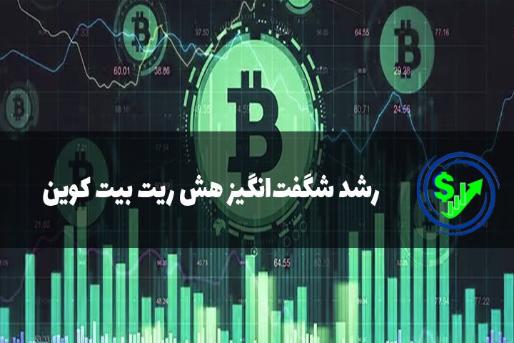 رشد شگفت‌انگیز هش ریت بیت کوین